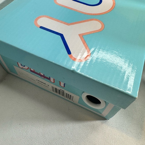 Jeffrey Campbell Jamm-3 Heeled Sandal in white Shiny casual summer comfy style - Picture 7 of 7